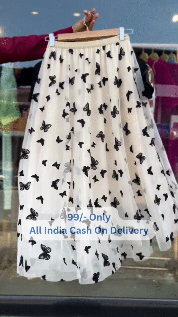 🖤 Stylish Girls' Party Dress - Butterfly Print - Image 4